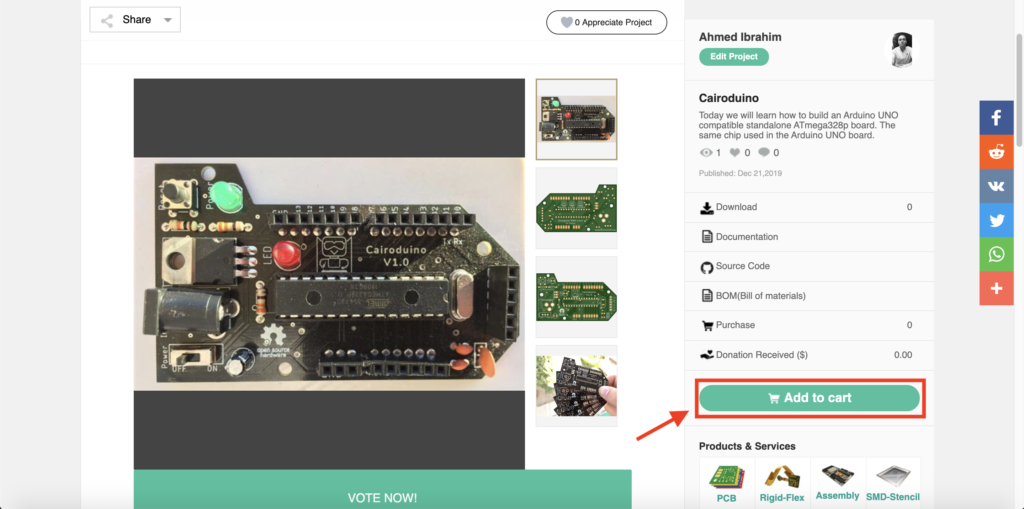 PCBWay project page